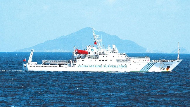 日媒：中國海警船巡航釣魚島，系海警法實(shí)施后首次