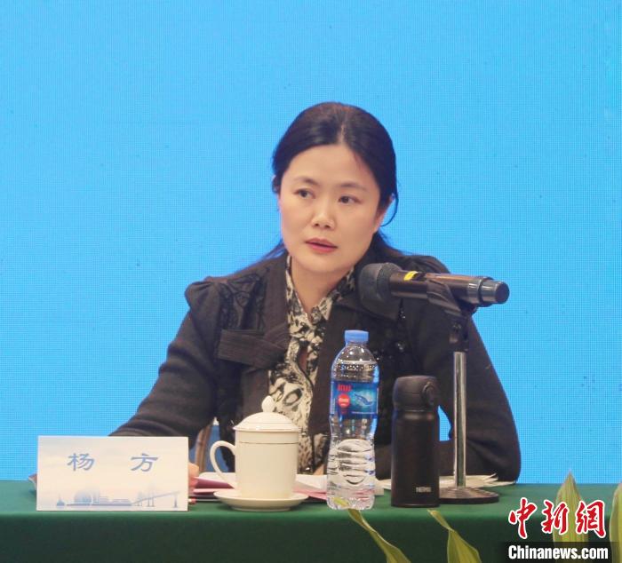 圖為寧德市委常委、統(tǒng)戰(zhàn)部部長(zhǎng)楊方講話。　林榕生 攝