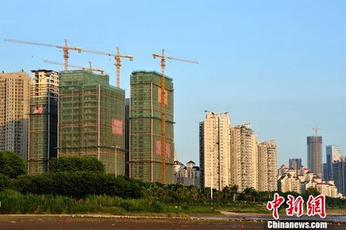資料圖：正在建設(shè)中的房地產(chǎn)樓盤。<a target='_blank' href='http://www.chinanews.com/'>中新社</a>記者 張斌 攝
