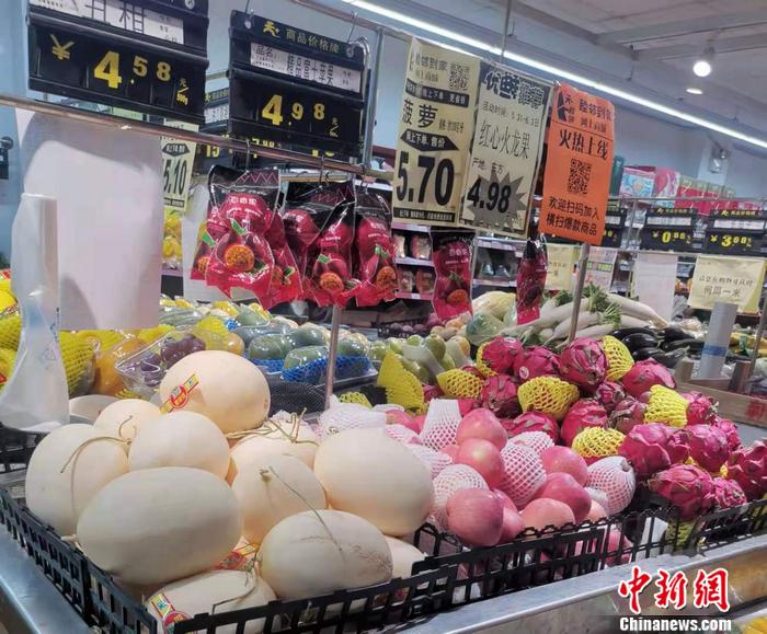圖為北京西城區(qū)某超市。 <a target='_blank' href='http://www.chinanews.com/' >中新網(wǎng)</a>記者 謝藝觀 攝