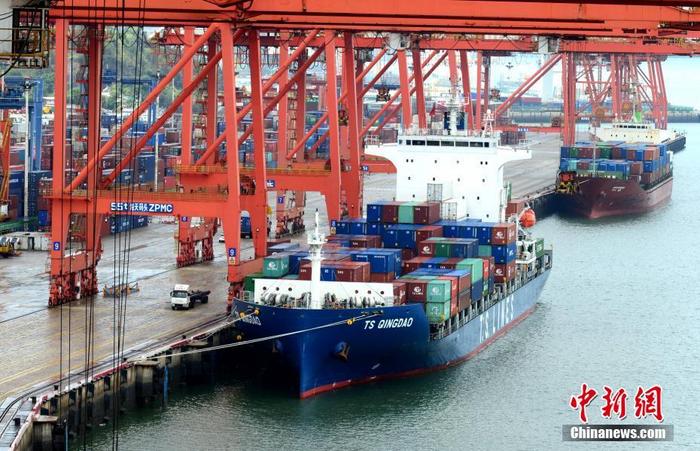 資料圖：集裝箱碼頭。<a target='_blank' href='http://www.chinanews.com/'>中新社</a>記者 王東明 攝