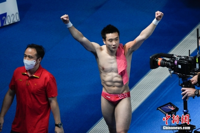 38金！曹緣奪得東京奧運會男子十米跳臺金牌