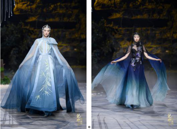 圖展山河盛景，服飾乾坤方儀――熊英|乾坤？方儀2022SS中國國際時(shí)裝周開幕大秀震撼上演