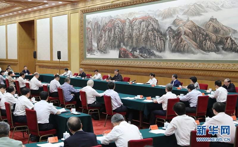 9月11日，中共中央總書記、國家主席、中央軍委主席習(xí)近平在京主持召開科學(xué)家座談會(huì)并發(fā)表重要講話。 新華社記者 姚大偉 攝.jpg