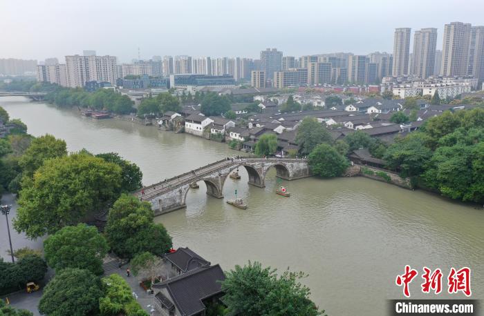 中國大運河杭州段。　王剛 攝