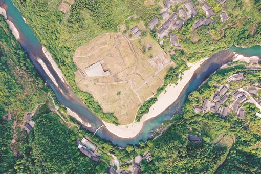 永順縣老司城遺址。湖南日報全媒體記者 李健 攝