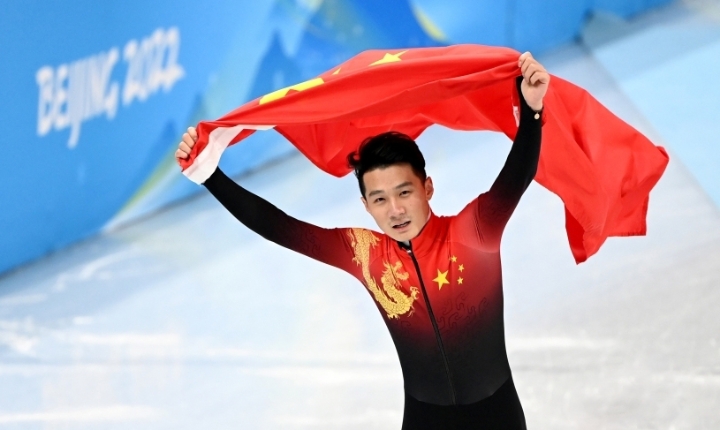 冬奧第2金！任子威短道速滑男子1000米奪冠