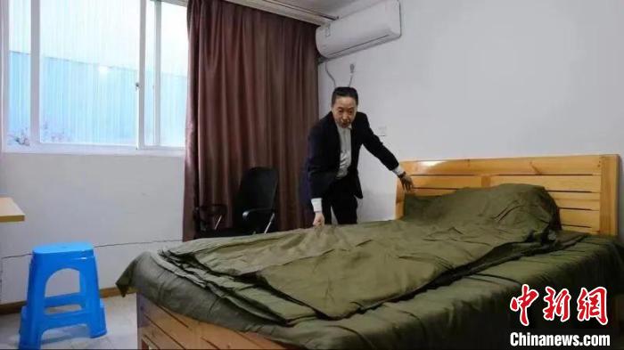 “農(nóng)副物流員工之家”房間內(nèi)。　余杭區(qū)融媒體中心供圖