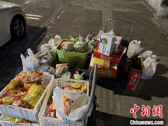 楊耀森運送的物資。 受訪者供圖
