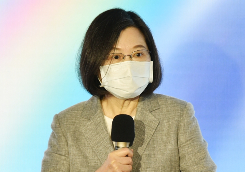 臺(tái)灣地區(qū)領(lǐng)導(dǎo)人蔡英文。(資料照片 顏謙隆攝) 圖片來源：臺(tái)灣“中時(shí)新聞網(wǎng)”.jpg