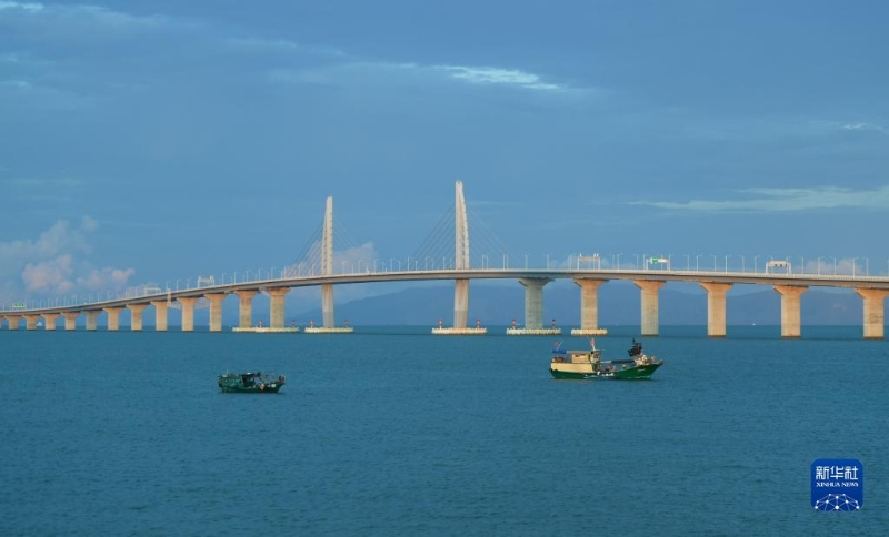 這是港珠澳大橋景色（2020年9月11日攝）。新華社記者陳曄華攝