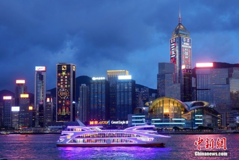 香港維多利亞港。<a target='_blank' href='/'>中新社</a>記者 張煒 攝