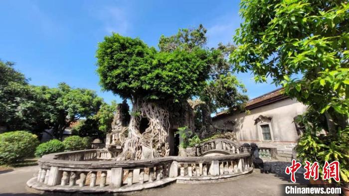 圖為赤土社芙蓉別墅后景。　葉藝琳 攝