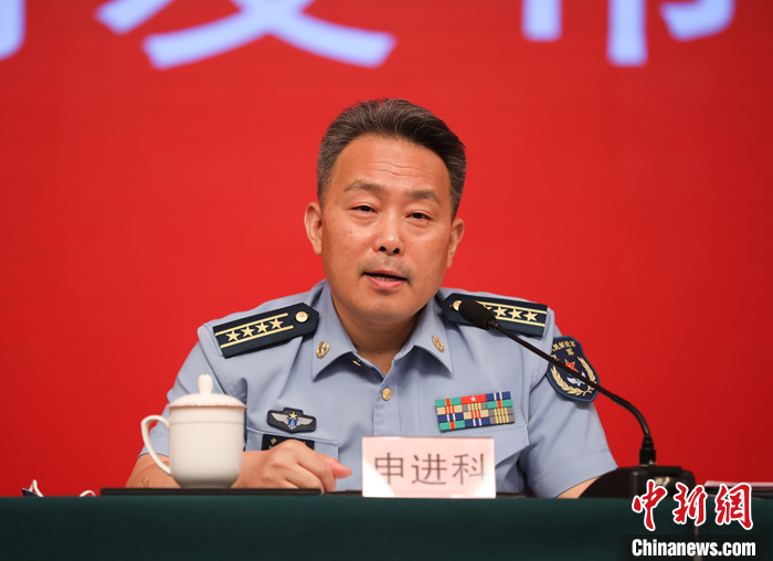 圖為申進(jìn)科大校發(fā)言。 <a target='_blank' href='/'>中新社</a>記者 趙雋 攝