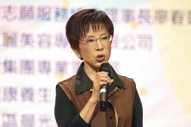 國民黨前主席洪秀柱。（圖源：臺灣《聯(lián)合報》）