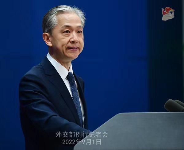 外交部發(fā)言人汪文斌。薛偉 攝