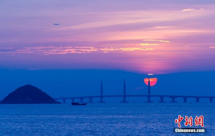 資料圖：港珠澳大橋。 <a target='_blank' href='/'>中新社</a>記者 張煒 攝