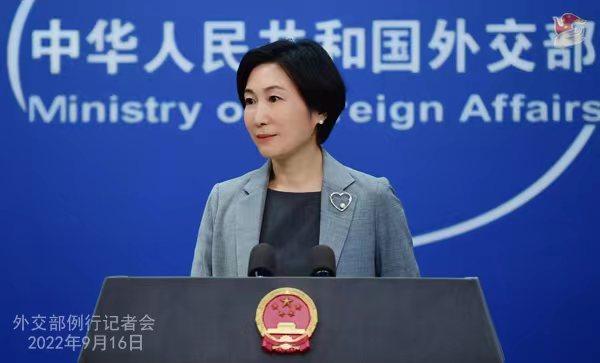 外交部發(fā)言人毛寧。 攝影 薛偉