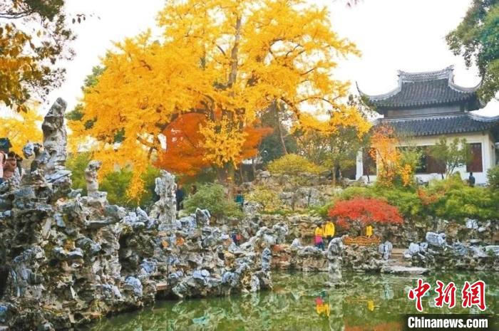 獅子林以“假山假水甲天下”聞名。圖片來源：臺(tái)灣《經(jīng)濟(jì)日報(bào)》