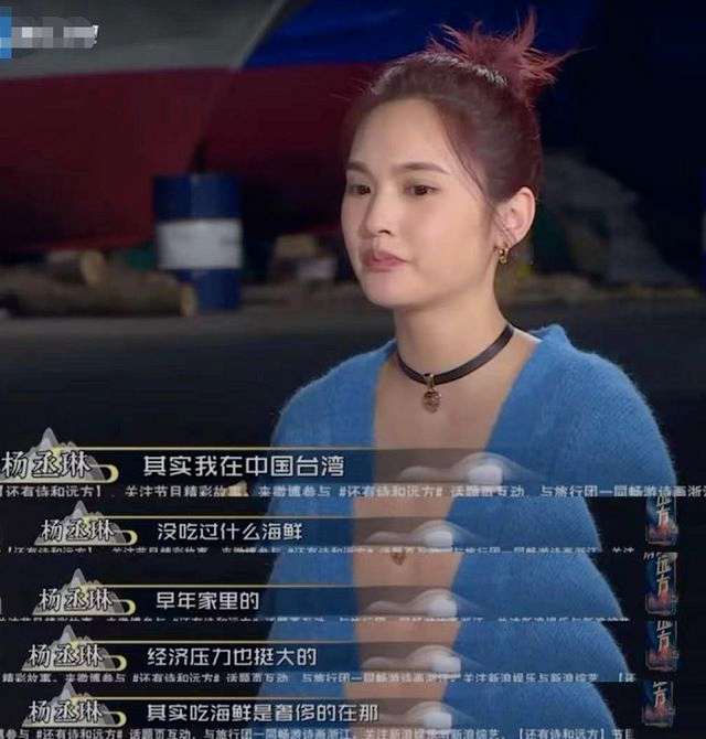 圖片為楊丞琳參加大陸綜藝節(jié)目發(fā)言截圖。(圖片來(lái)自網(wǎng)絡(luò)).jpg
