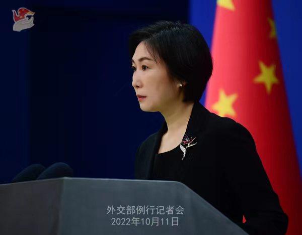 外交部發(fā)言人毛寧。 薛偉 攝