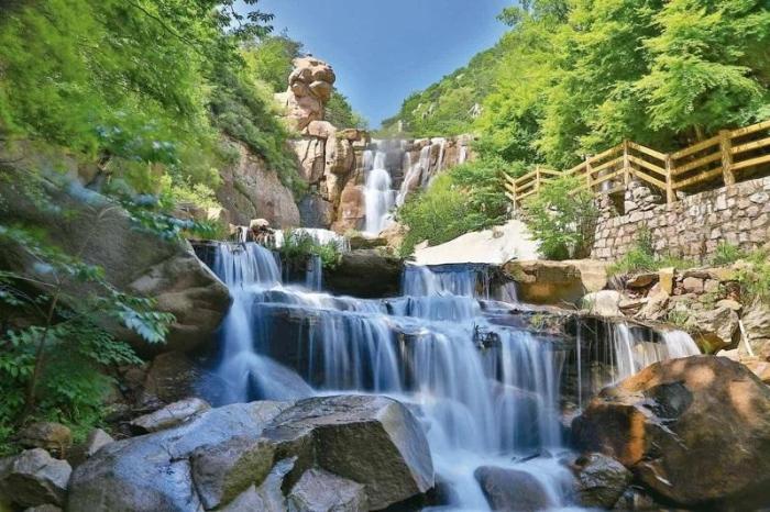 嶗山水韻。圖片來源：臺灣《聯(lián)合報》