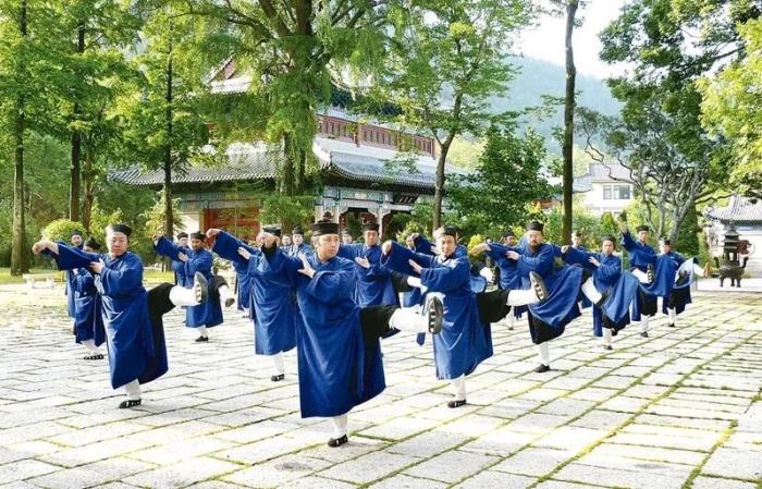 嶗山道教武術(shù)。圖片來源：臺灣《聯(lián)合報》