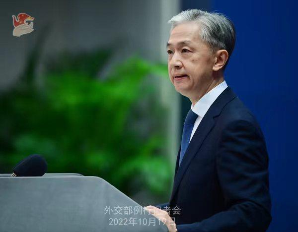 外交部發(fā)言人汪文斌。 薛偉 攝