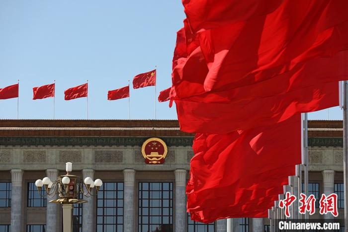 10月16日，中國共產黨第二十次全國代表大會在北京人民大會堂隆重開幕。<a target='_blank' href='/'>中新社</a>記者 蔣啟明 攝