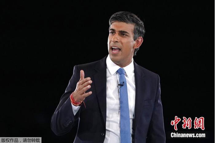 資料圖：英國前財政大臣蘇納克。
