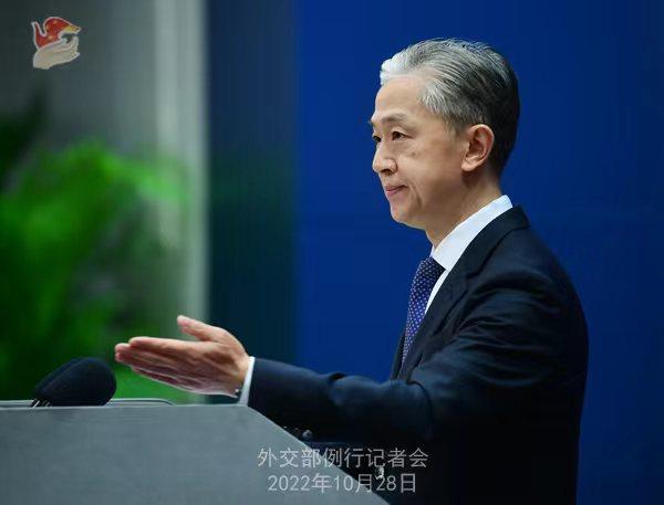 外交部發(fā)言人汪文斌。 薛偉 攝