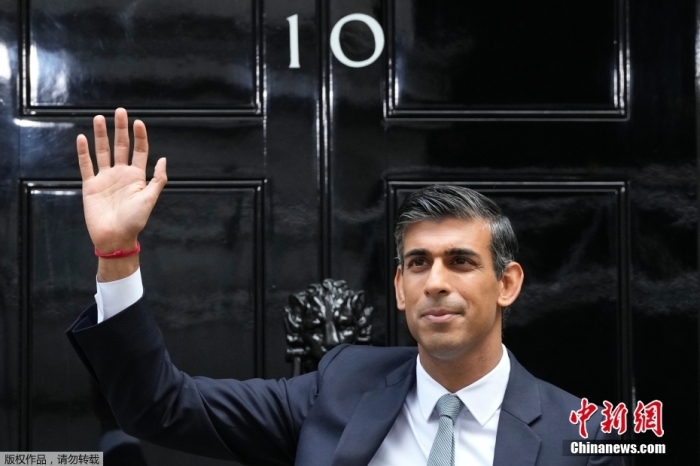 資料圖：英國首相蘇納克。