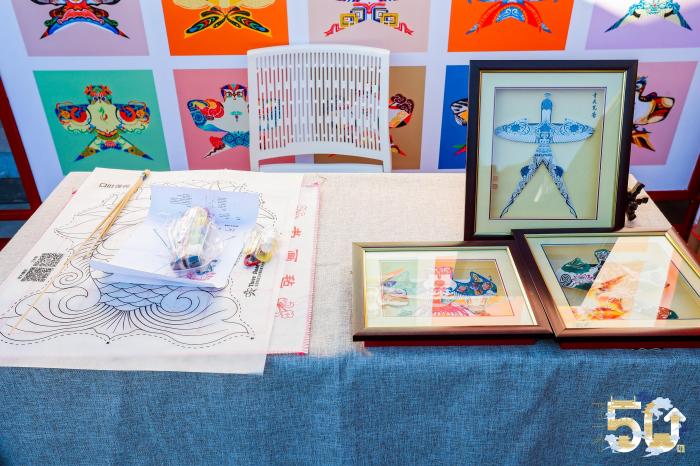 圖為活動(dòng)現(xiàn)場設(shè)置的戶外展區(qū)。北京中軸線申遺保護(hù)工作辦公室供圖