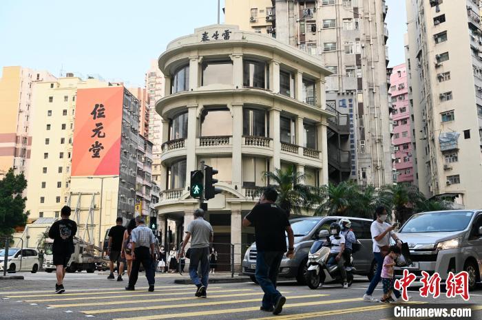 資料圖：香港法定古跡——位于旺角的雷生春。　李志華 攝