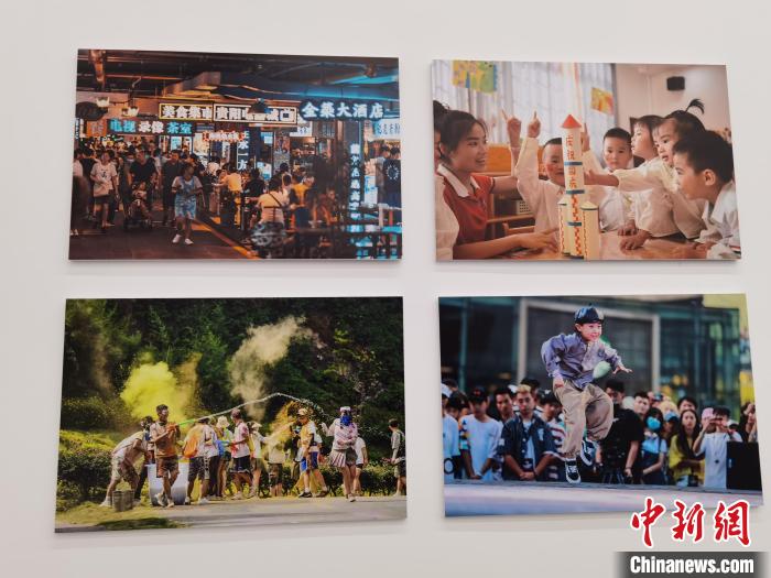圖為大展展出的攝影圖片。　周燕玲 攝