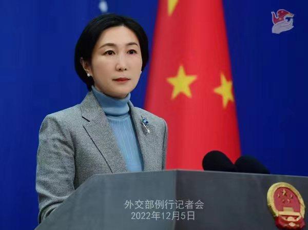 外交部發(fā)言人毛寧。 薛偉 攝