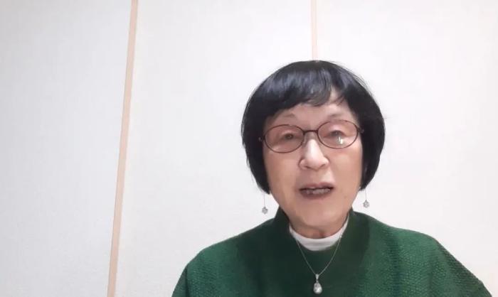 圖片松岡環(huán)接受<a target='_blank' href='/'>中新社</a>記者視頻專訪。 申冉 攝