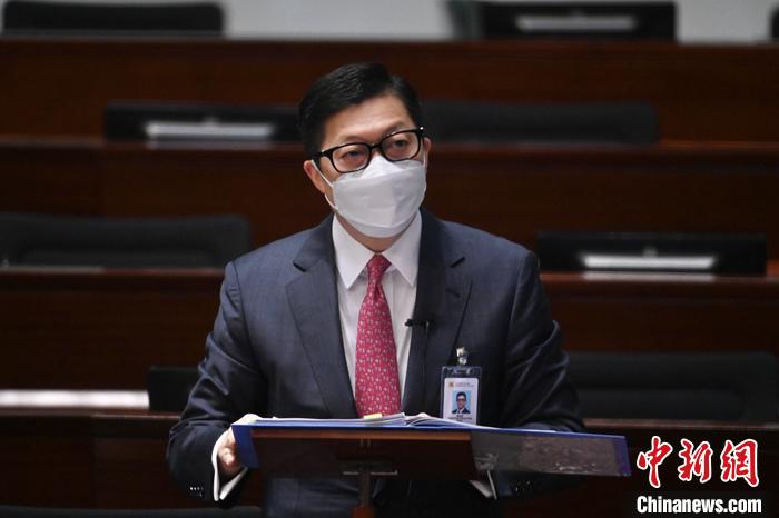 資料圖：香港特區(qū)政府保安局局長鄧炳強(qiáng)。 <a target='_blank' href='/'>中新社</a>記者 李志華 攝 　