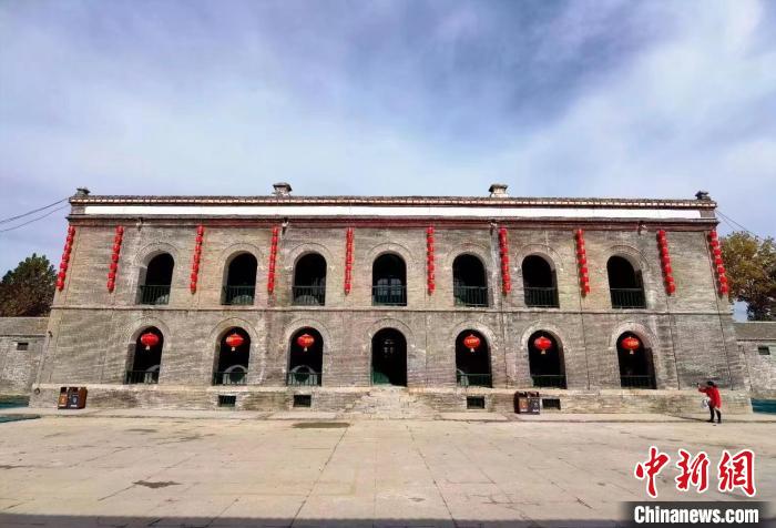 圖為殷墟考古文旅小鎮(zhèn)?！“碴柺形麄鞑抗﹫D