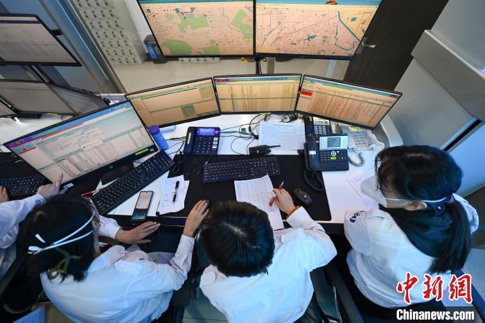 北京市朝陽區(qū)緊急醫(yī)療救援中心?！?lt;a target='_blank' href='/'>中新社</a>記者 趙文宇 攝