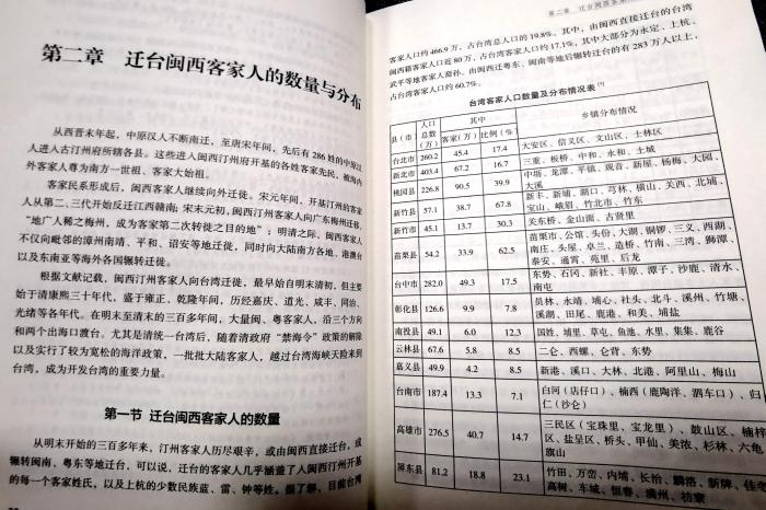 《客家祖地與臺(tái)灣》專輯內(nèi)頁。　張金川 攝