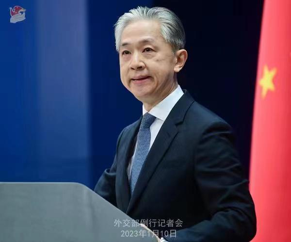 外交部發(fā)言人汪文斌。 薛偉 攝