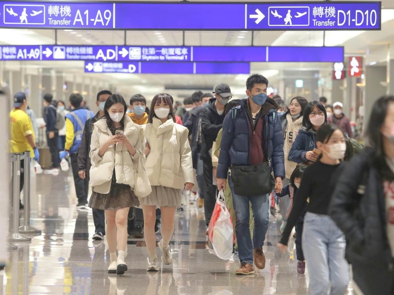 指揮官王必勝表示，自2月7日起取消大陸入境旅客唾液PCR篩檢措施。（陳麒全攝）圖片來源：臺灣中時新聞網(wǎng).jpg