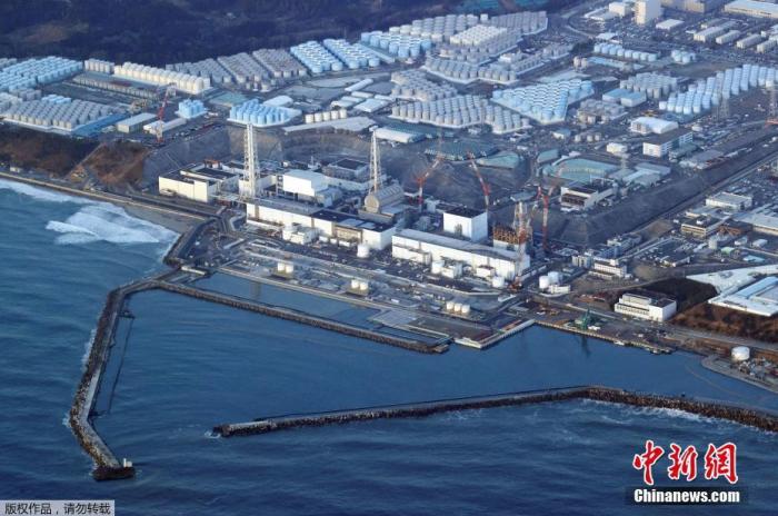 資料圖：航拍日本福島第一核電站。