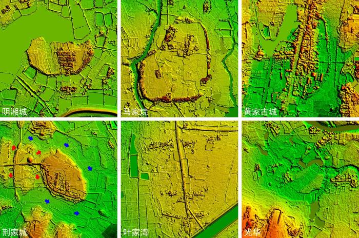 荊山南麓聚落的數(shù)字表面模型(1km×1km)?！⒔▏?供圖