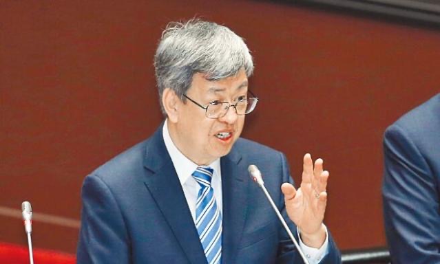 臺當(dāng)局行政機(jī)構(gòu)負(fù)責(zé)人陳建仁。（圖源：臺灣“中時新聞網(wǎng)”）
