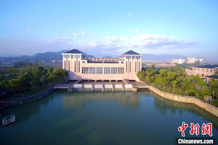 浙東引水蕭山樞紐。　浙江省錢塘江流域中心供圖