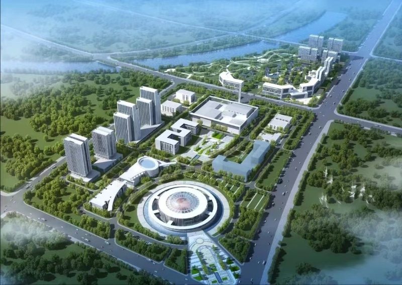 空間環(huán)境地面模擬裝置建設(shè)園區(qū)。（圖源：哈爾濱工業(yè)大學(xué)）
