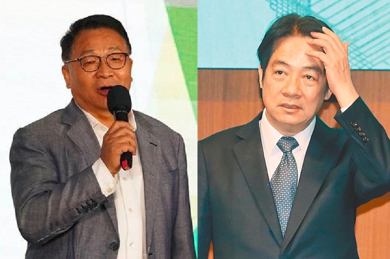 綠委陳歐珀(左)與im.B詐騙集團涉金援往來，但賴清德(右)竟定調(diào)為社會正常社交活動。（圖／本報系資料照）.jpg