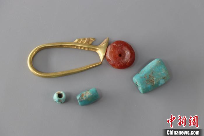 大坨頭文化M77出土的飾品。北京市文物局供圖